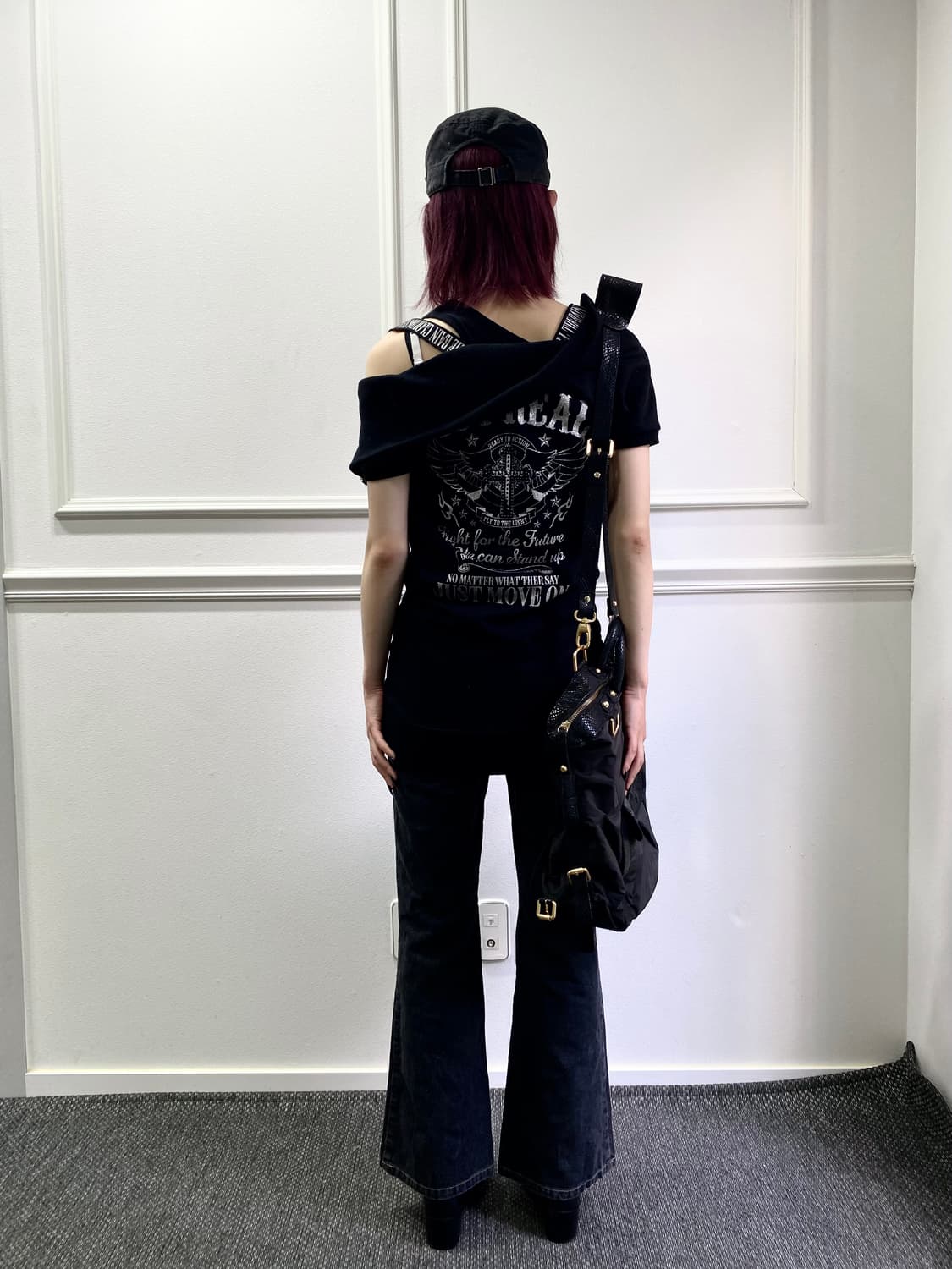 2000s Girl Star Print Boots-Cut Pants 상품이미지4