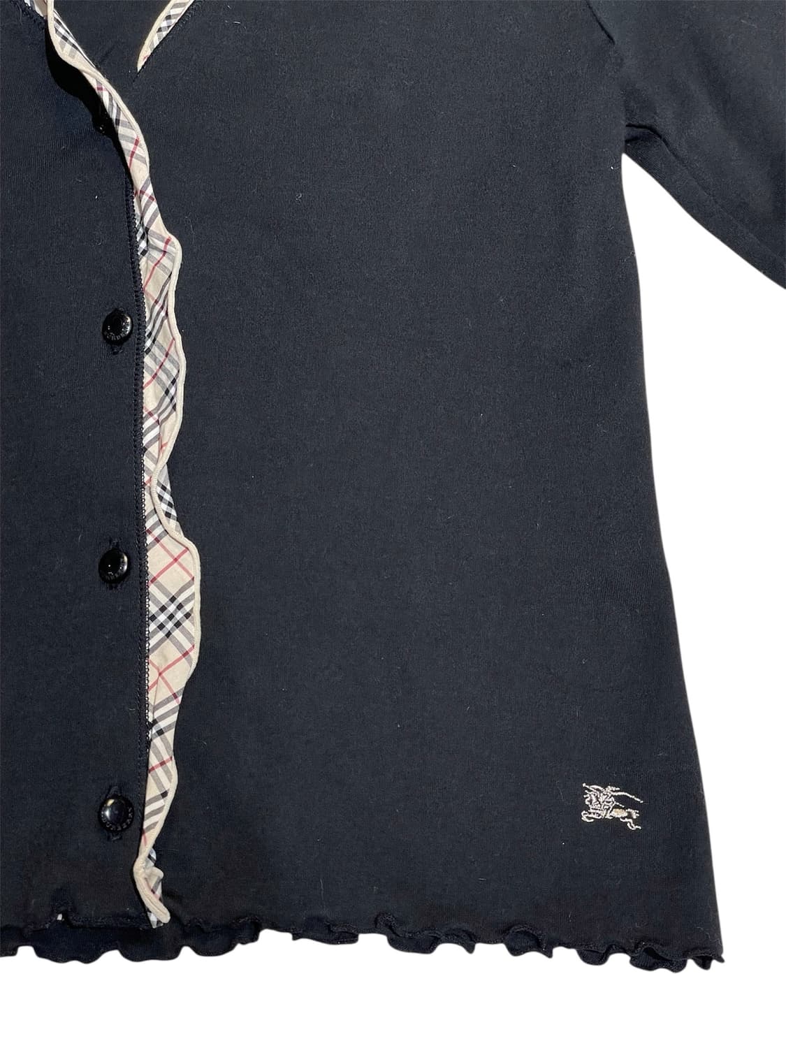 버버리 프릴 자수로고 가디건 상품이미지4