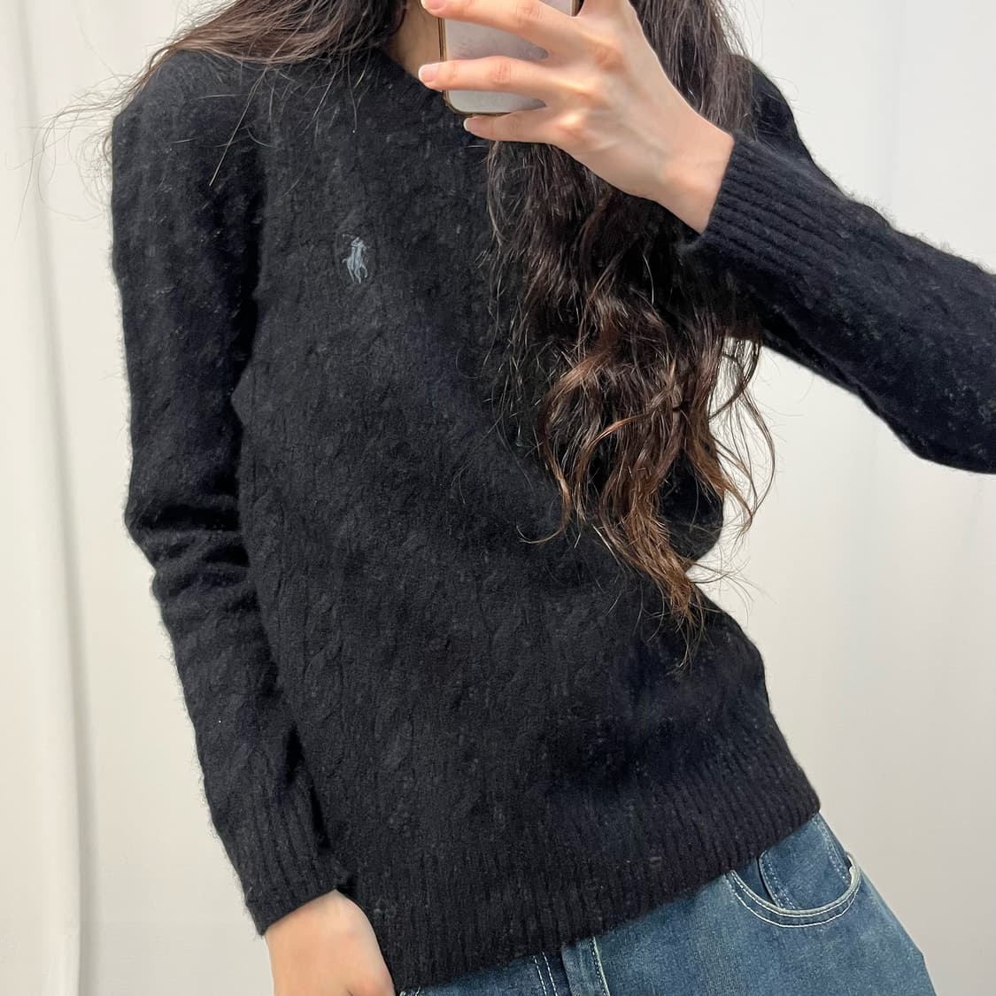 Polo Ralph Lauren black cashmere knit 상품이미지3
