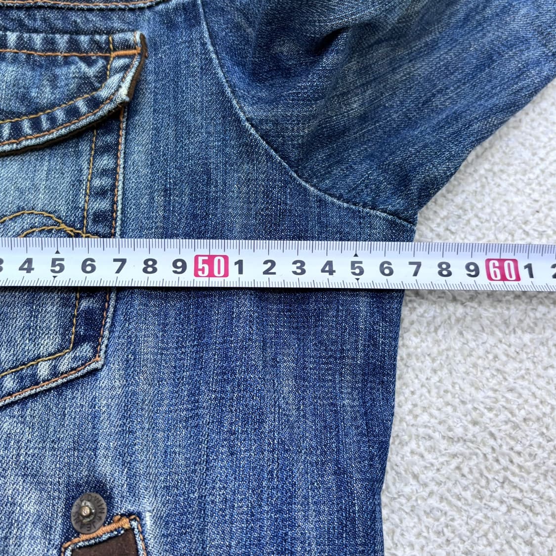 95 에드윈 포켓 웨스턴 데님 자켓 0427E 상품이미지7