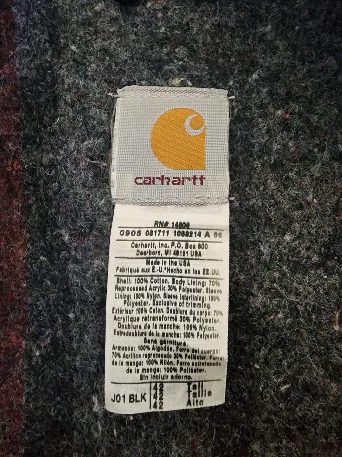 
칼하트 J01 디트로이트 워크 자켓 상품이미지6