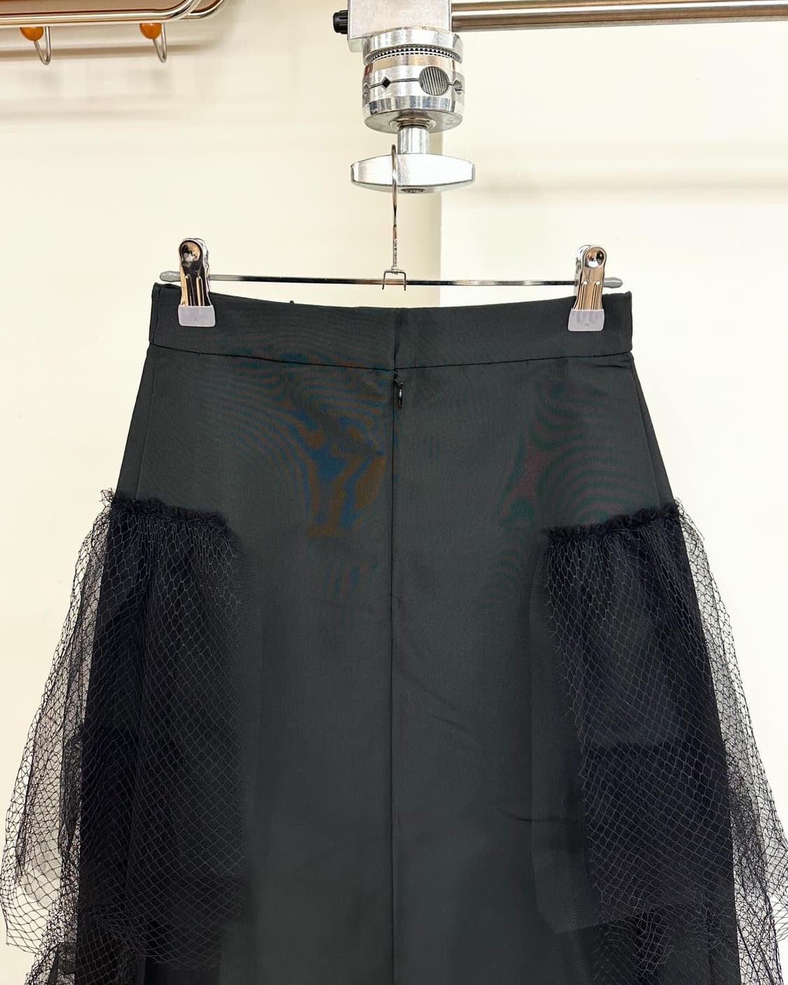 버버리 블랙 티어드 튤 에이라인 스커트  상품이미지5