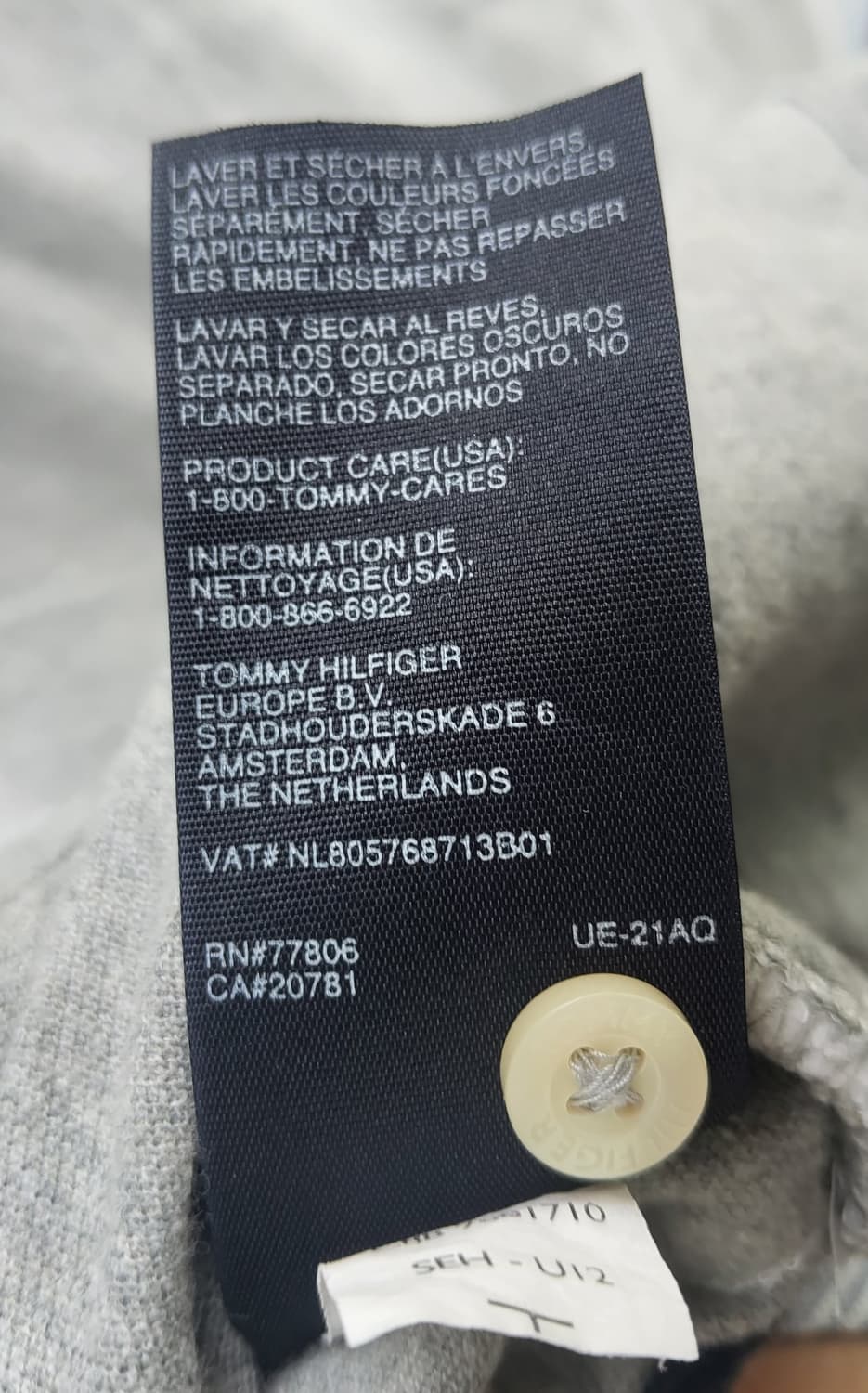 TOMMY HILFIGER 타미힐피거 남성 반팔 카라티 2XL 코튼 상품이미지6