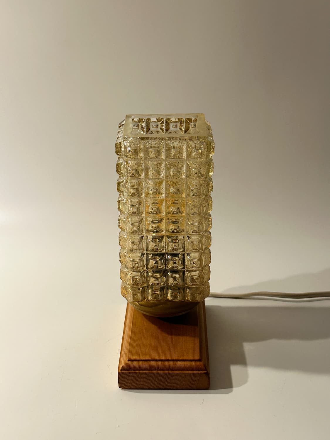 70’s 독일 ME 빈티지 글래스 앤틱 테이블 조명 미드센츄리 램프 레트 상품이미지2