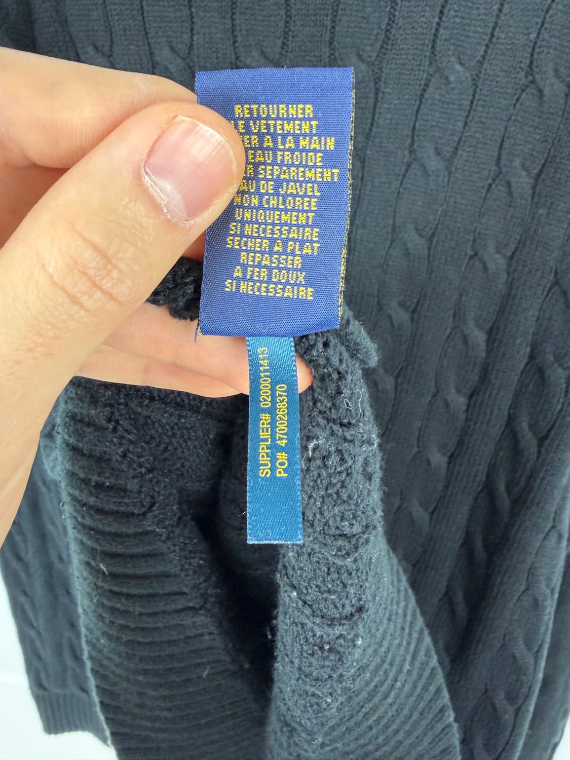 a162) 폴로랄프로렌 포니 케이블 니트 상품이미지7