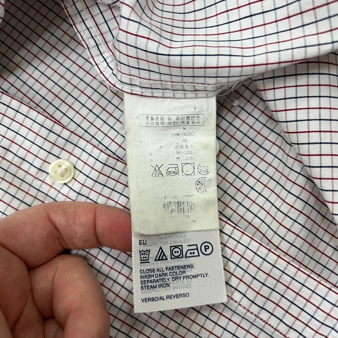 [M] 타미힐피거 빈티지핏 테터솔 체크 셔츠 남방 3928 상품이미지8