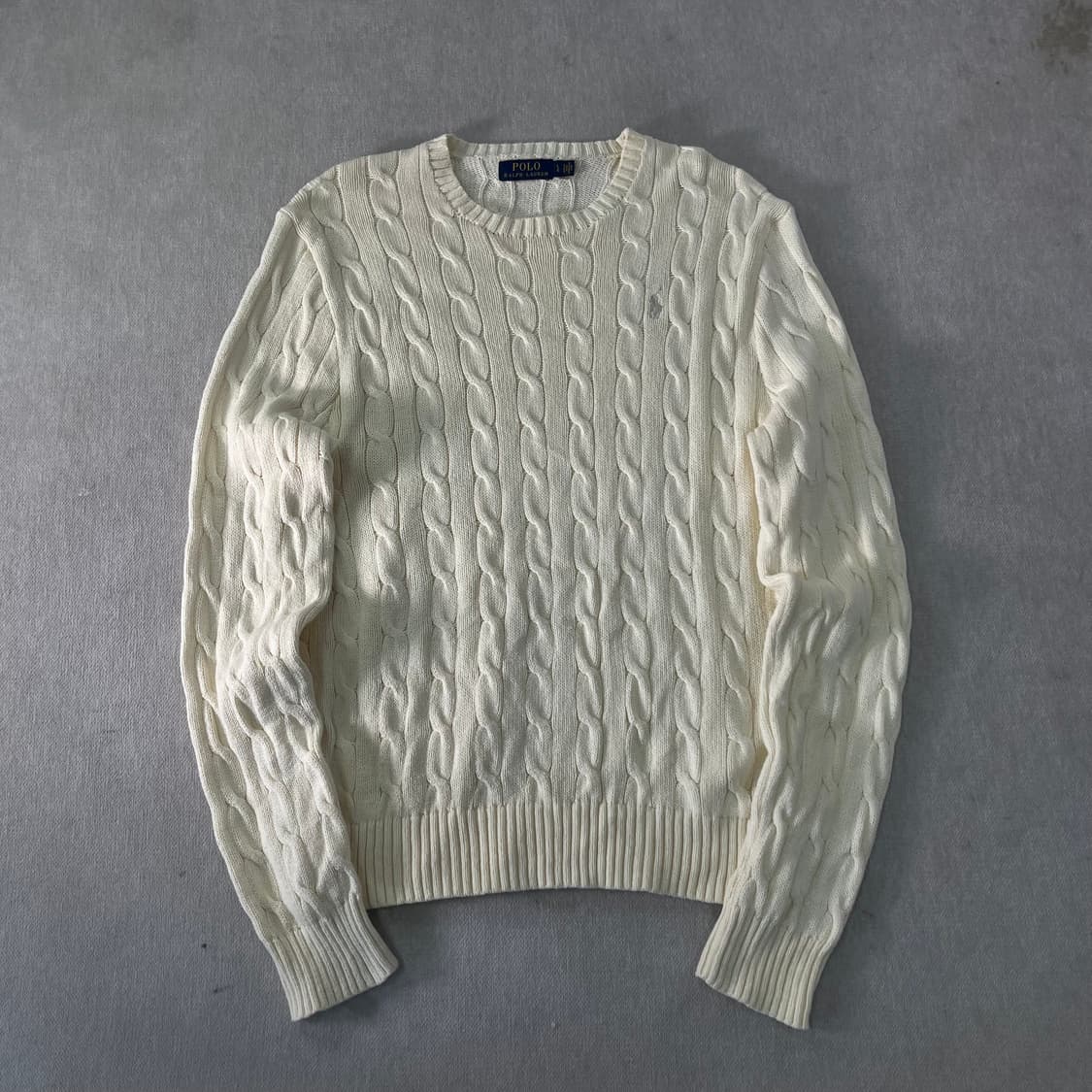 100 폴로랄프로렌 꽈배기 코튼 니트  상품이미지1