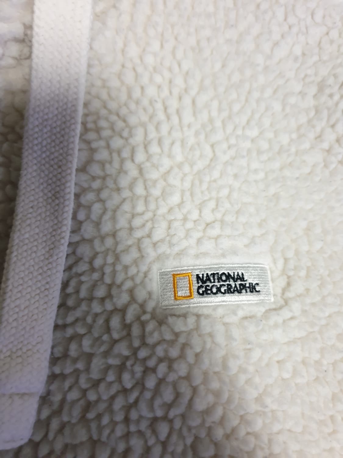 내셔널지오그래픽 코스토니 플리스 뽀글이 후드집업 점퍼 아이보리 (XL) 상품이미지2