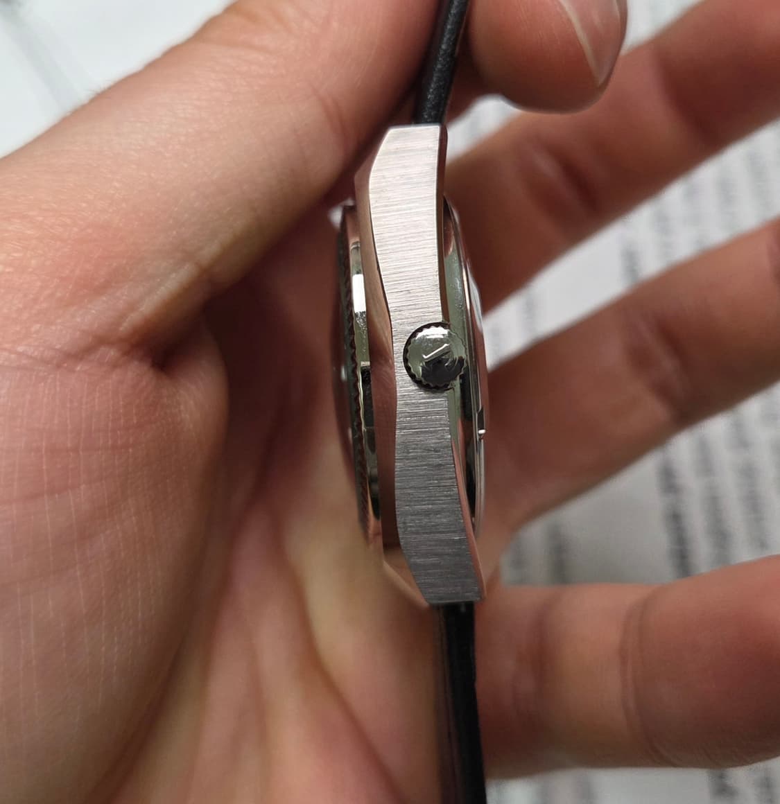 빈티지 라도 실버호스 플루티드베젤 순정 실버판 데이데이트 오토매틱 
 상품이미지5