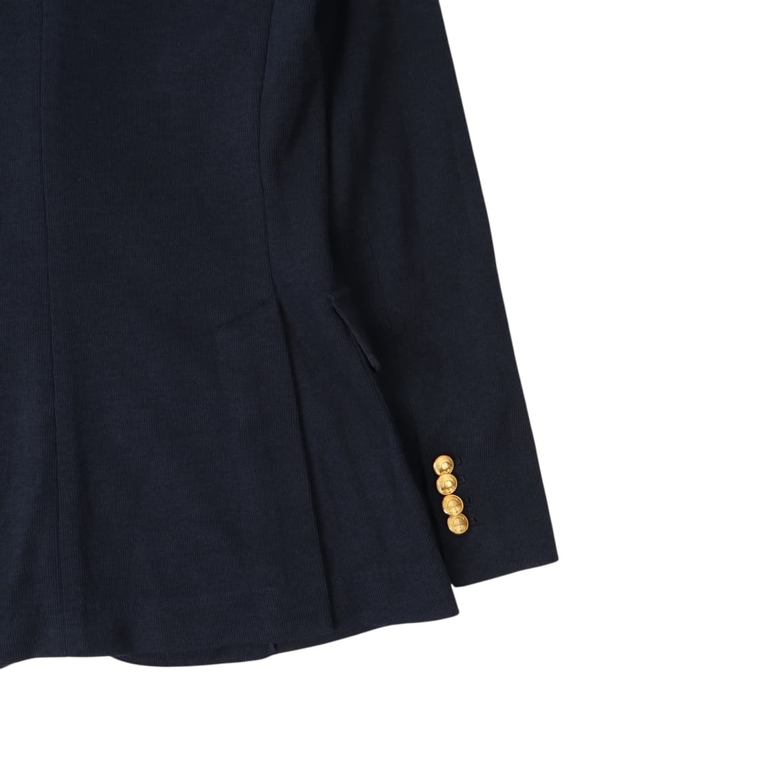 폴로 랄프로렌 우먼스 네이비 금장 코튼 비스코스 블레이저 자켓 상품이미지7
