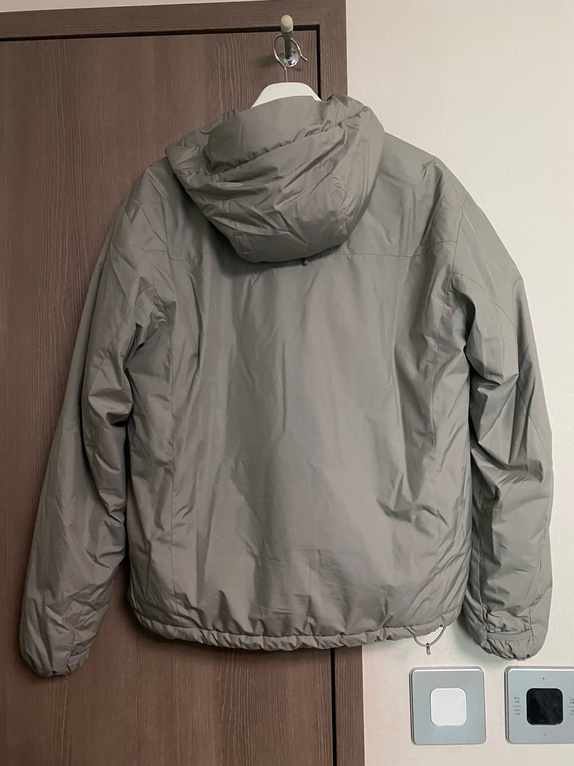 [3]브라운야드 라이트 후디드 자켓 올리브 그레이 라후자 상품이미지2