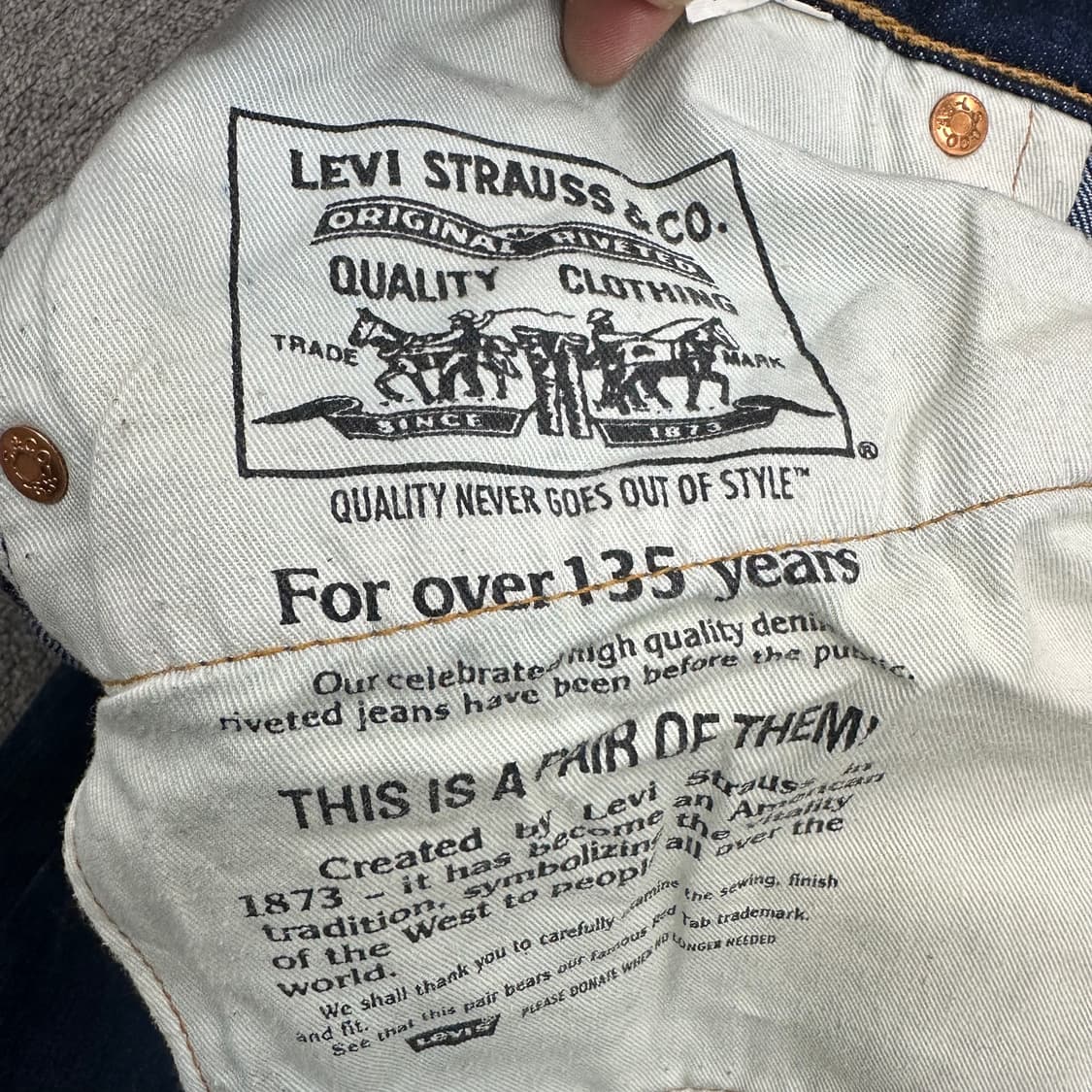 리바이스 502 데님팬츠 상품이미지4