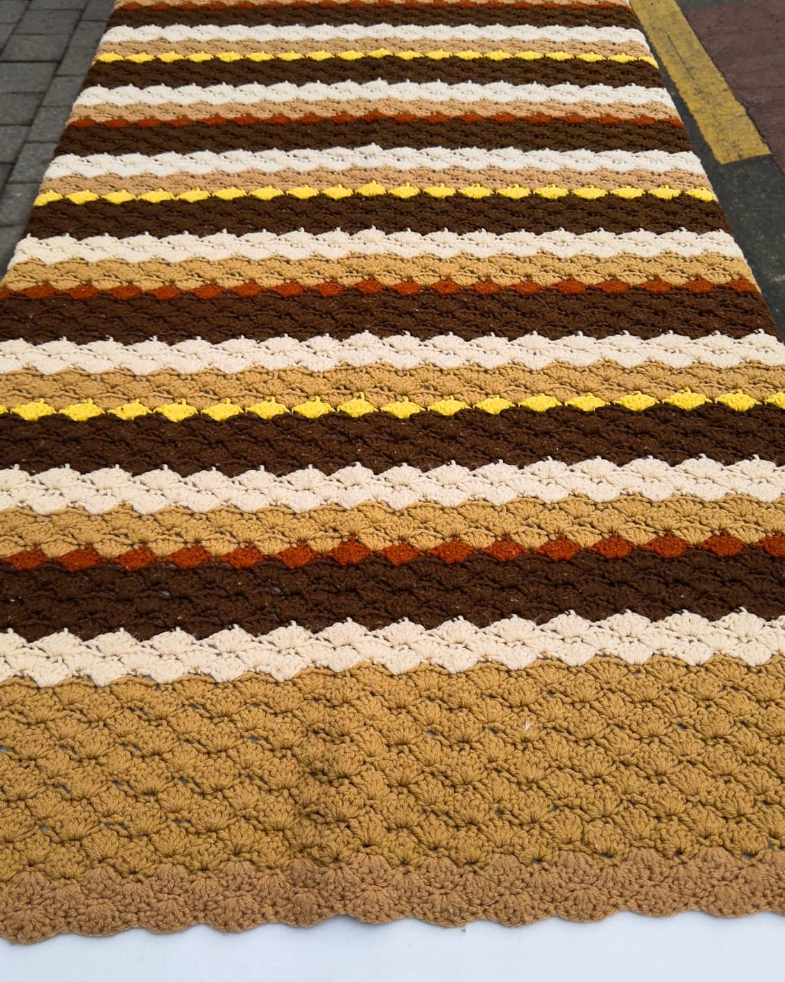 빈티지 소품 USA 크로셰 블랭킷 상품이미지1