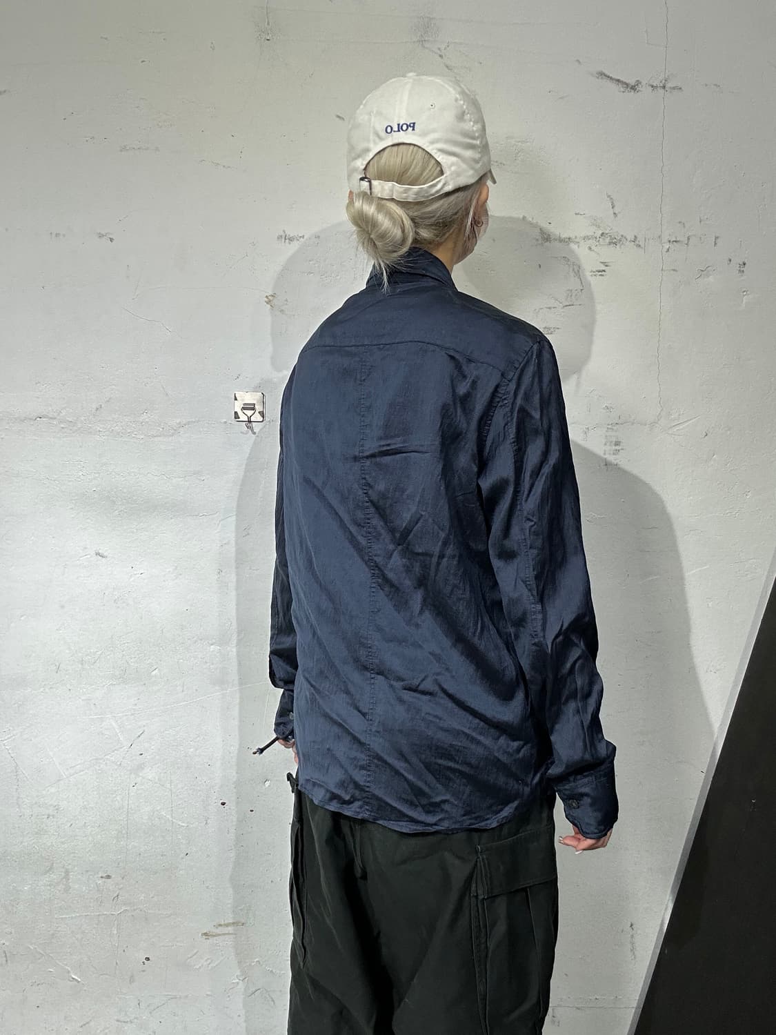 Ck 캘빈 클라인 네이비 셔츠 M 상품이미지3