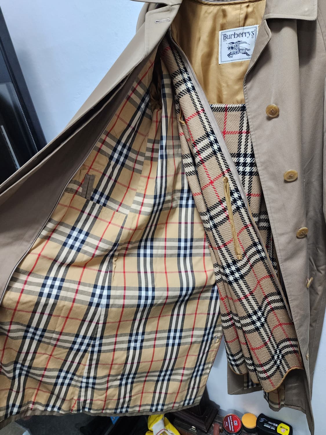 (내피포함) BURBERRY 버버리 빈티지 트렌치 코트 상품이미지4