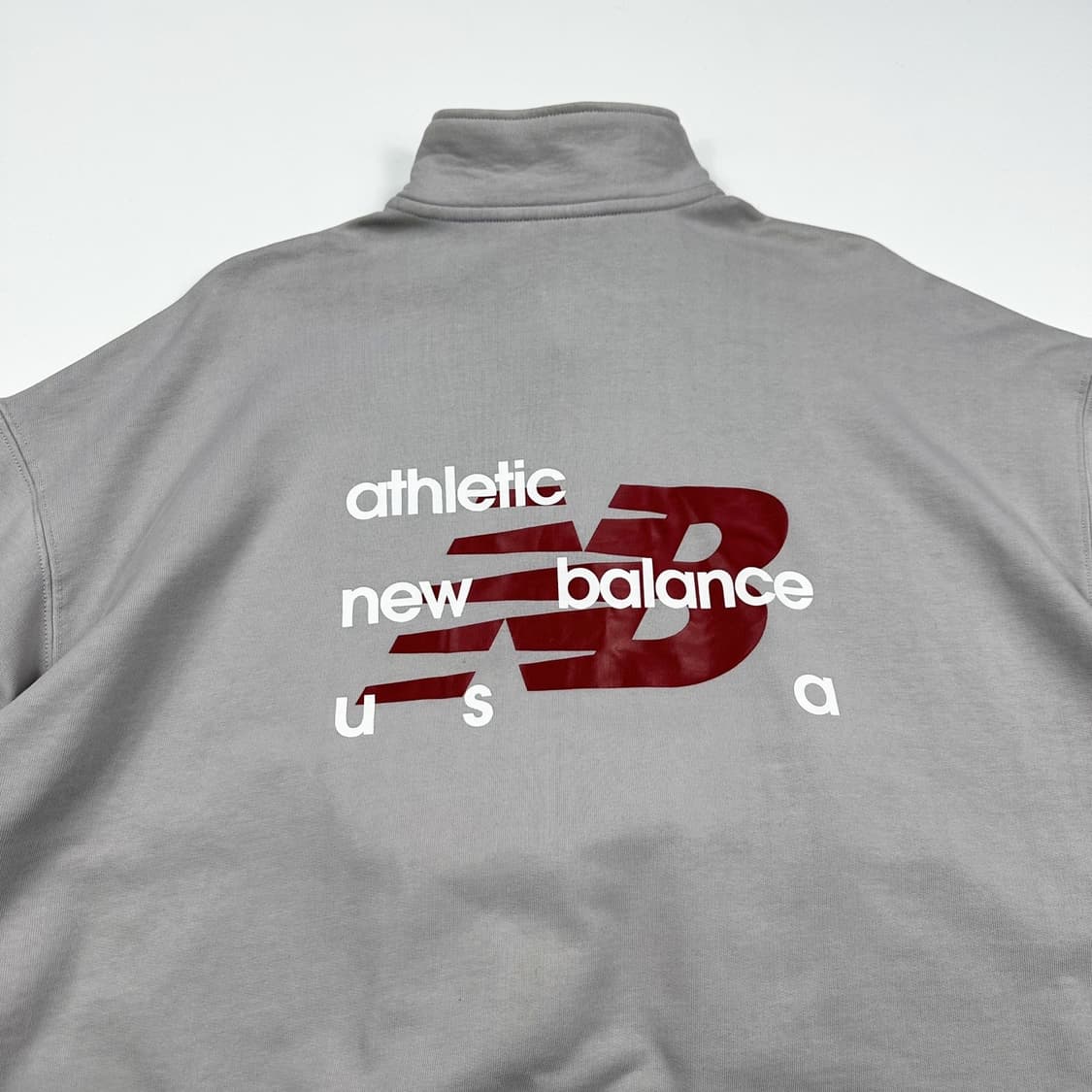 뉴발란스 USA 백로고 반집업 맨투맨 (XL) 상품이미지3