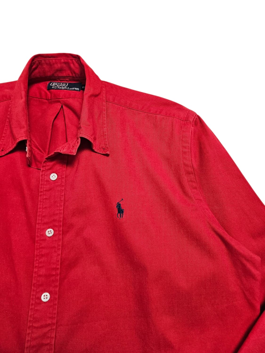 폴로 랄프로렌 코튼 셔츠 레드 상품이미지3