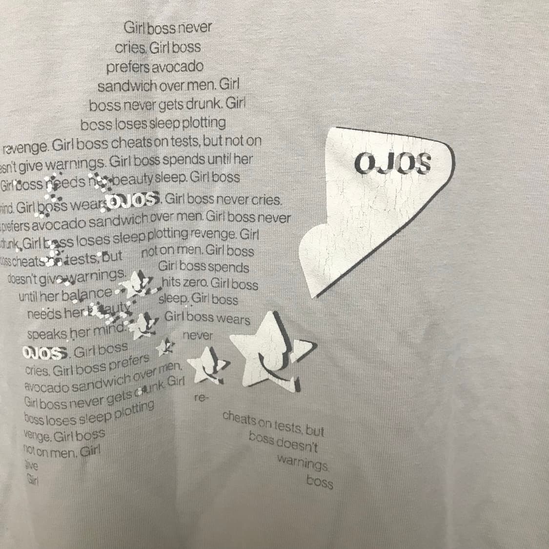 오호스 더블 슬리브 래글런 티셔츠 카키 상품이미지4