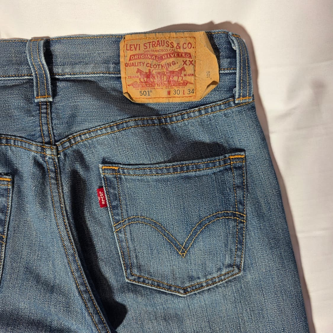 [W30L34]00s 리바이스 501 데님 팬츠 상품이미지6