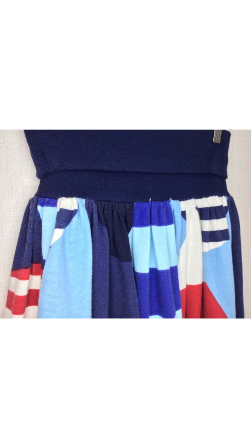 Ne-net 네넷냐 컬러패치 프린팅 밴딩 스커트 상품이미지4