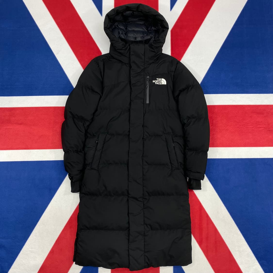 노스페이스 구스다운 롱패딩 XS 실측 S  상품이미지1
