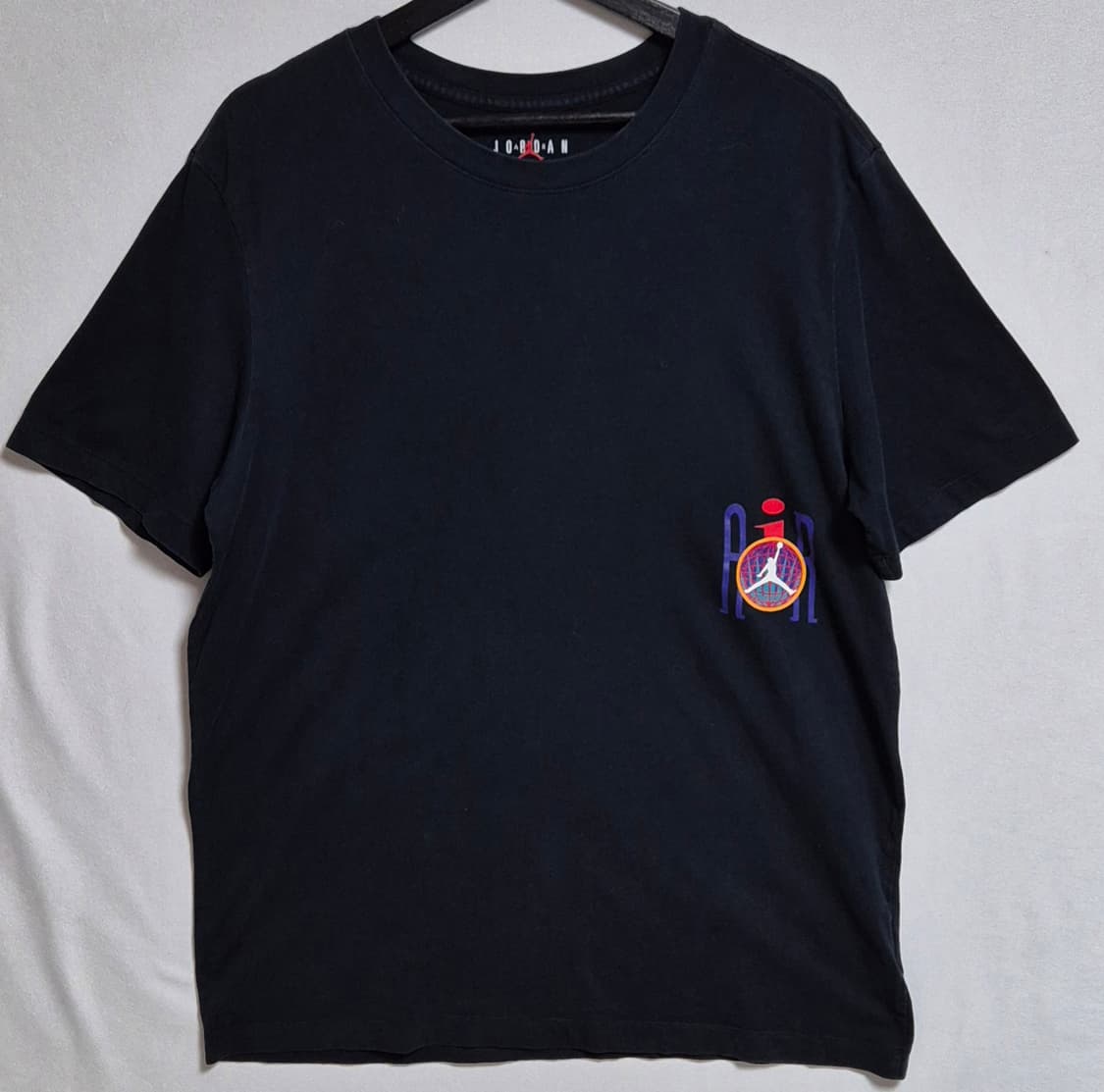 M (95) 나이키 조던 블랙 반팔티 상품이미지1