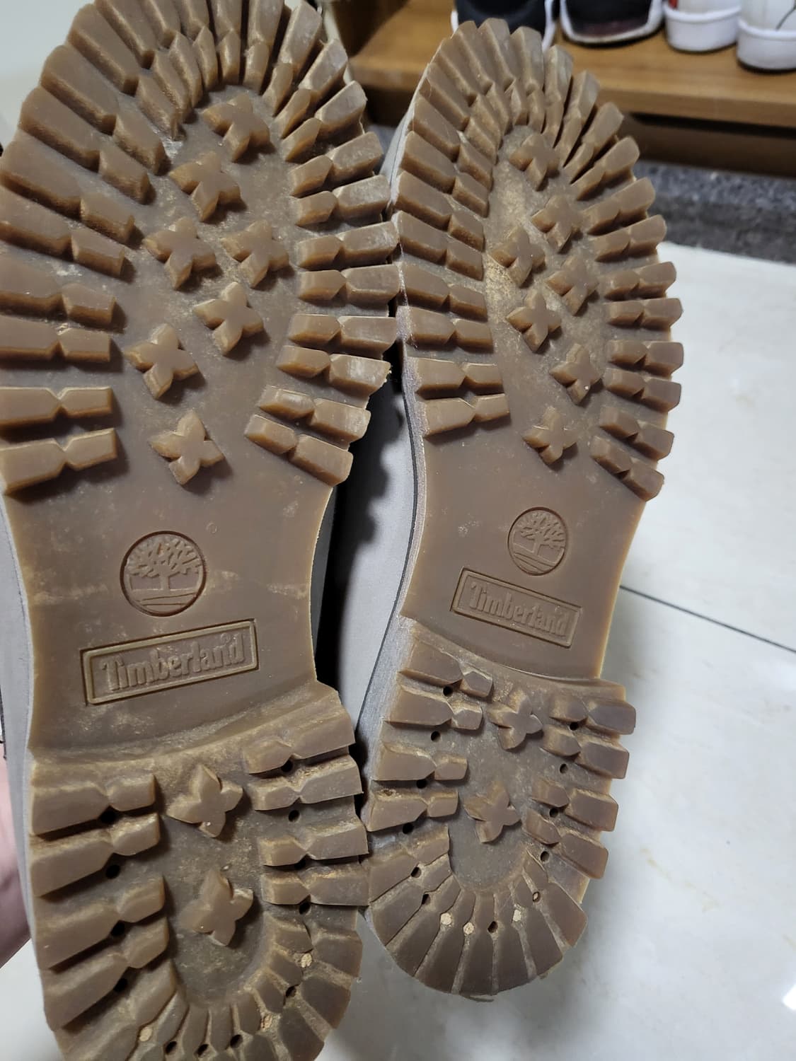 팀버랜드 3아이 로퍼 보트슈즈 올리브 누벅 270 상품이미지9