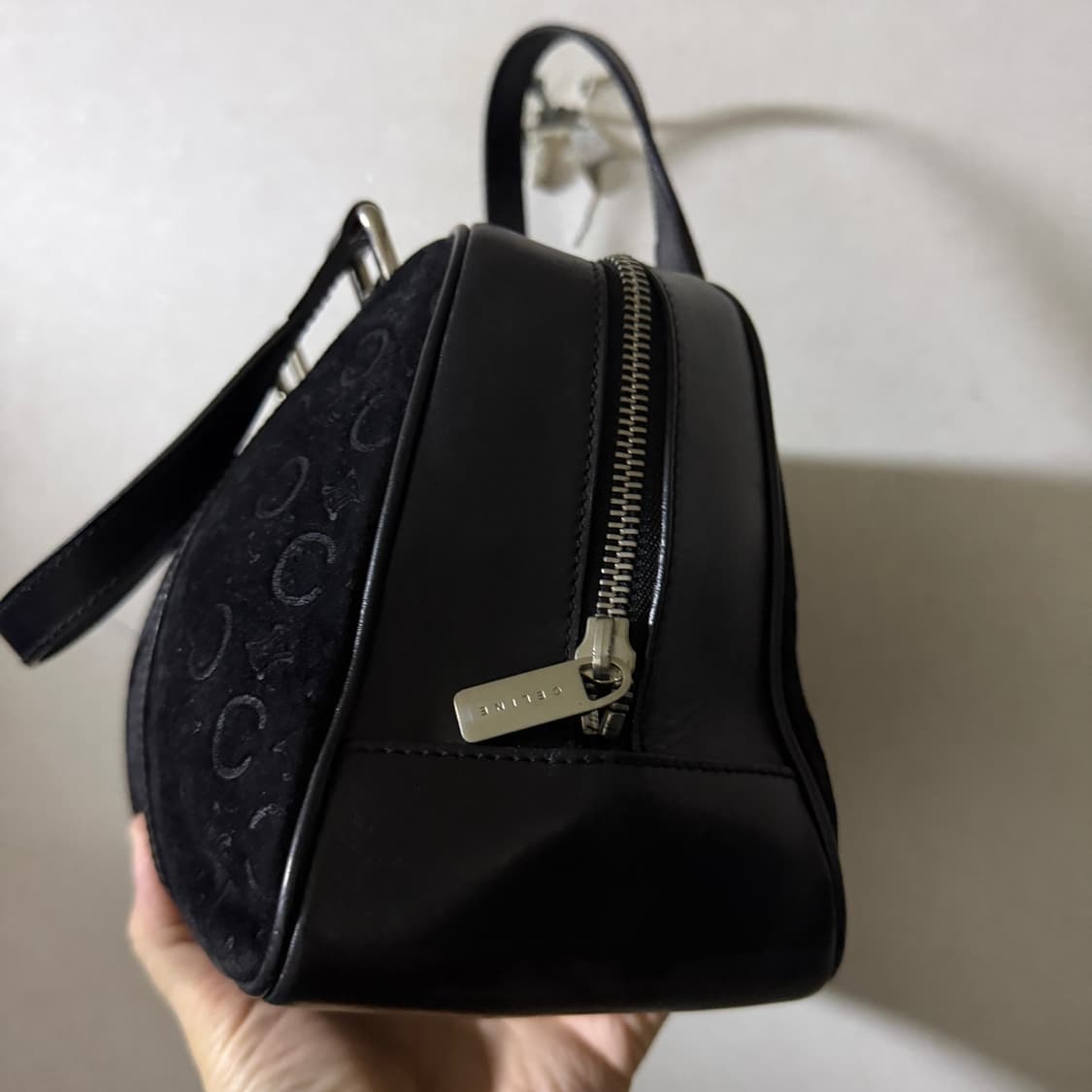 빈티지 셀린느 마카담 스웨이드 토트백 상품이미지8