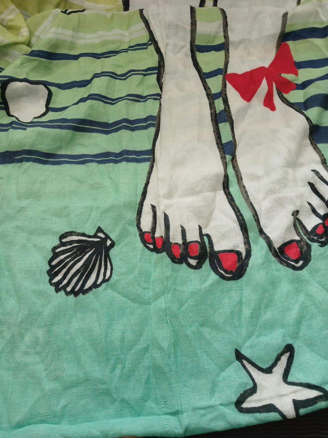 키치  해변 소녀 머플러  상품이미지2