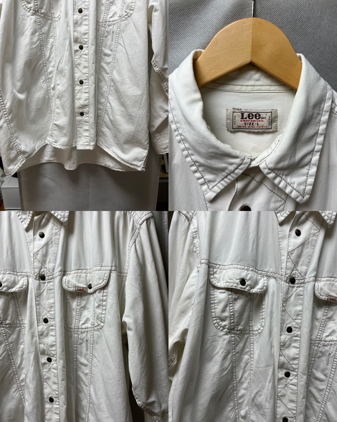 Lee 웨스턴 셔츠 L 상품이미지7