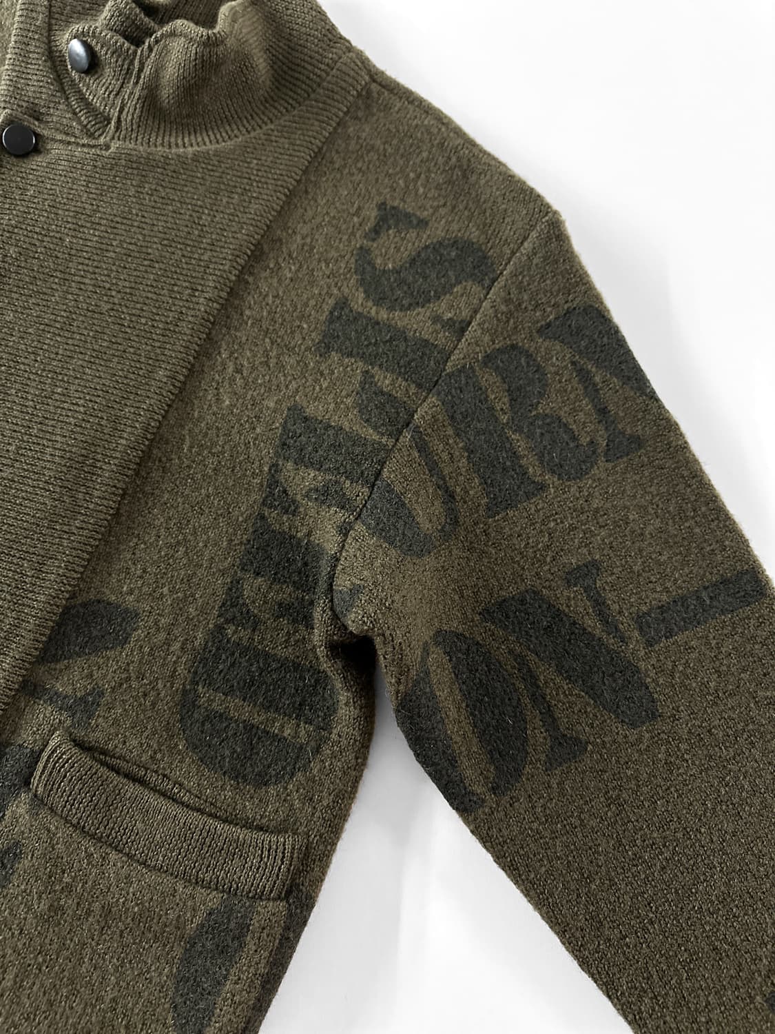 80~90s 빈티지 간사이 야마모토 맨 울 니트 자켓 상품이미지6