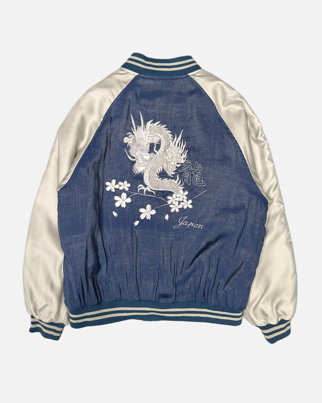 JUGUEMM dragon embroidery blue sukajan 상품이미지5