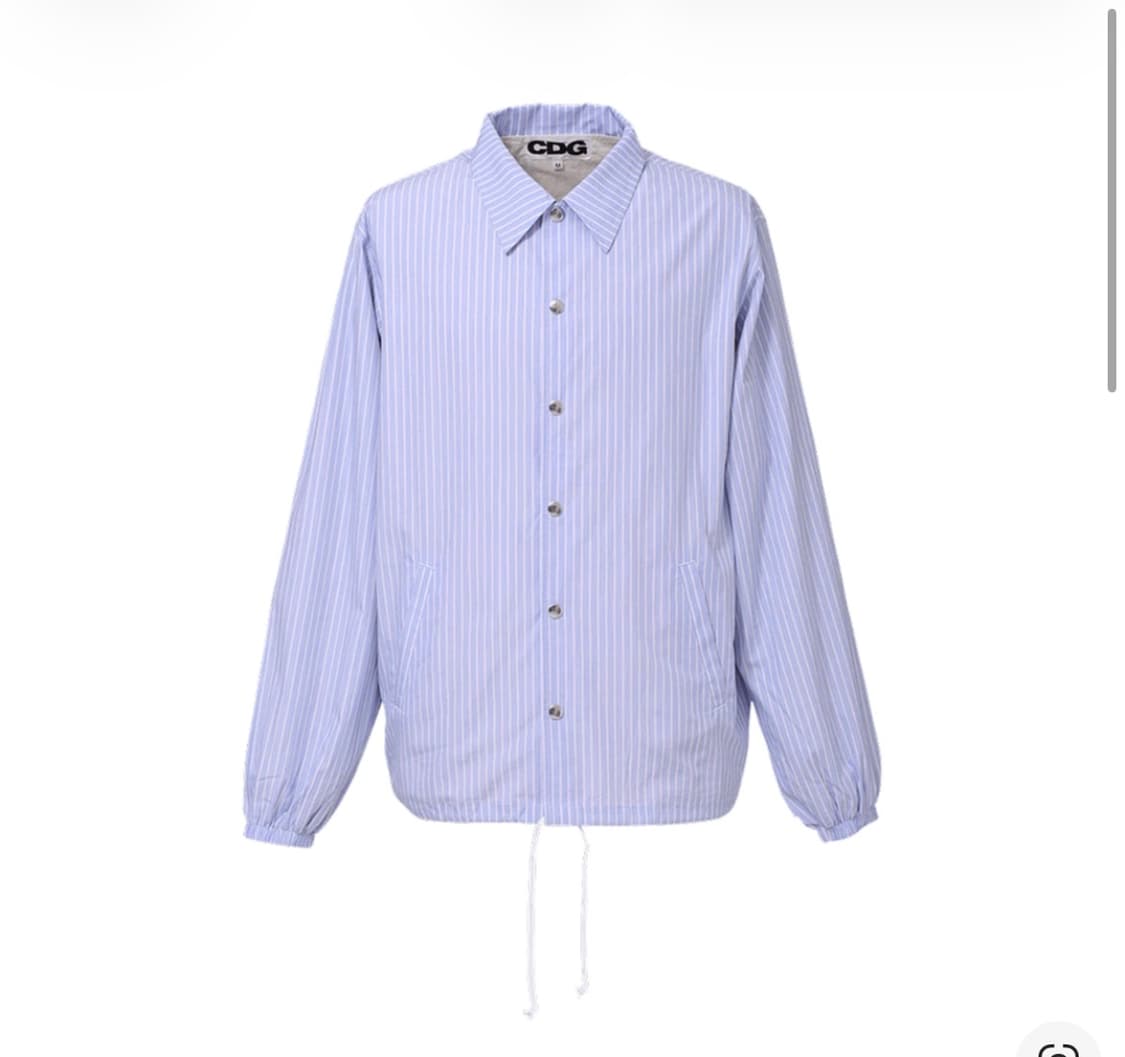 CDG 코치 자켓 코튼 스트라이프 상품이미지2