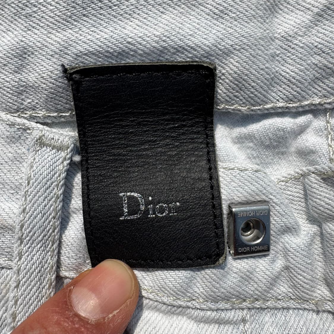 [30] 00s Dior Homme 디올 옴므 에디슬리먼 데님 팬츠 상품이미지8