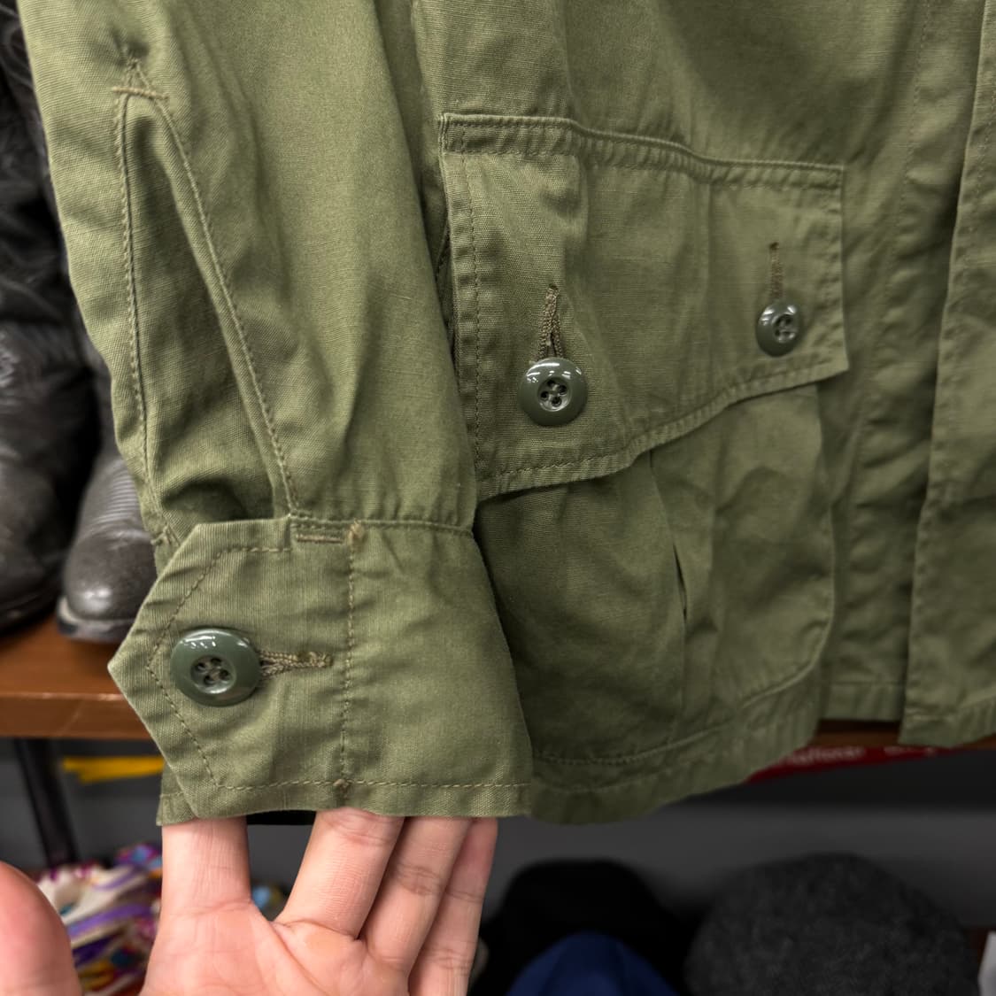 M/S 버즈릭슨 정글 퍼티그 1세대 오리지널 밀리터리 복각 자켓 N246 상품이미지5