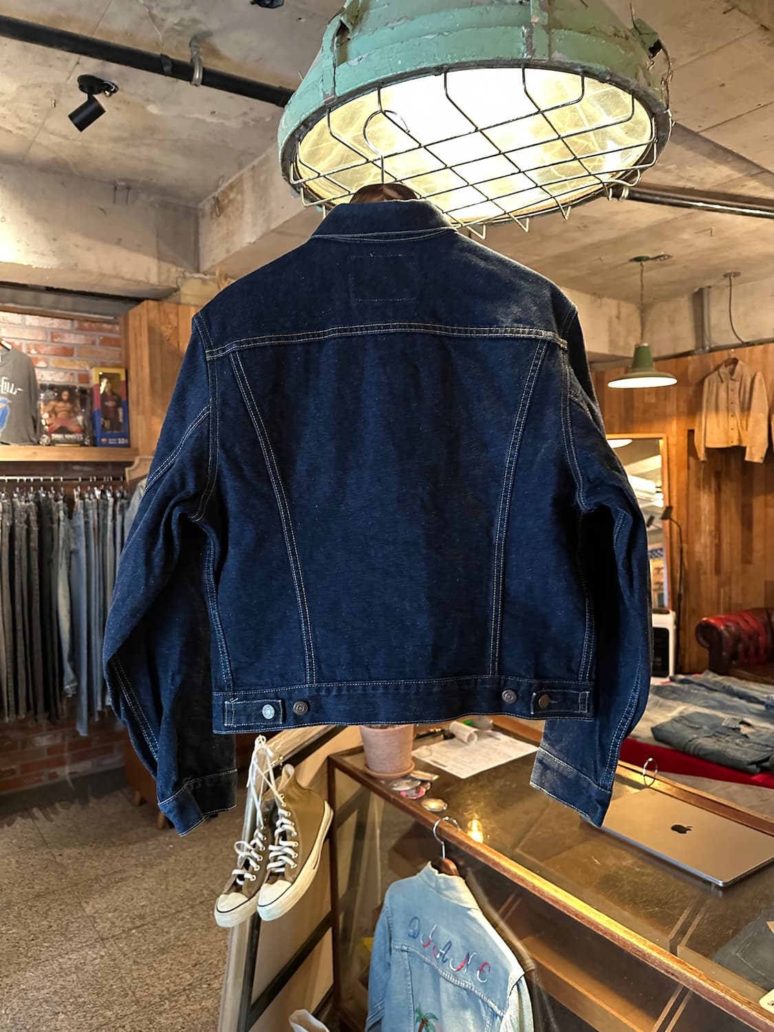 90s USA 발렌시아 빈티지 리바이스 557xx 3세대 데님 자켓 상품이미지4