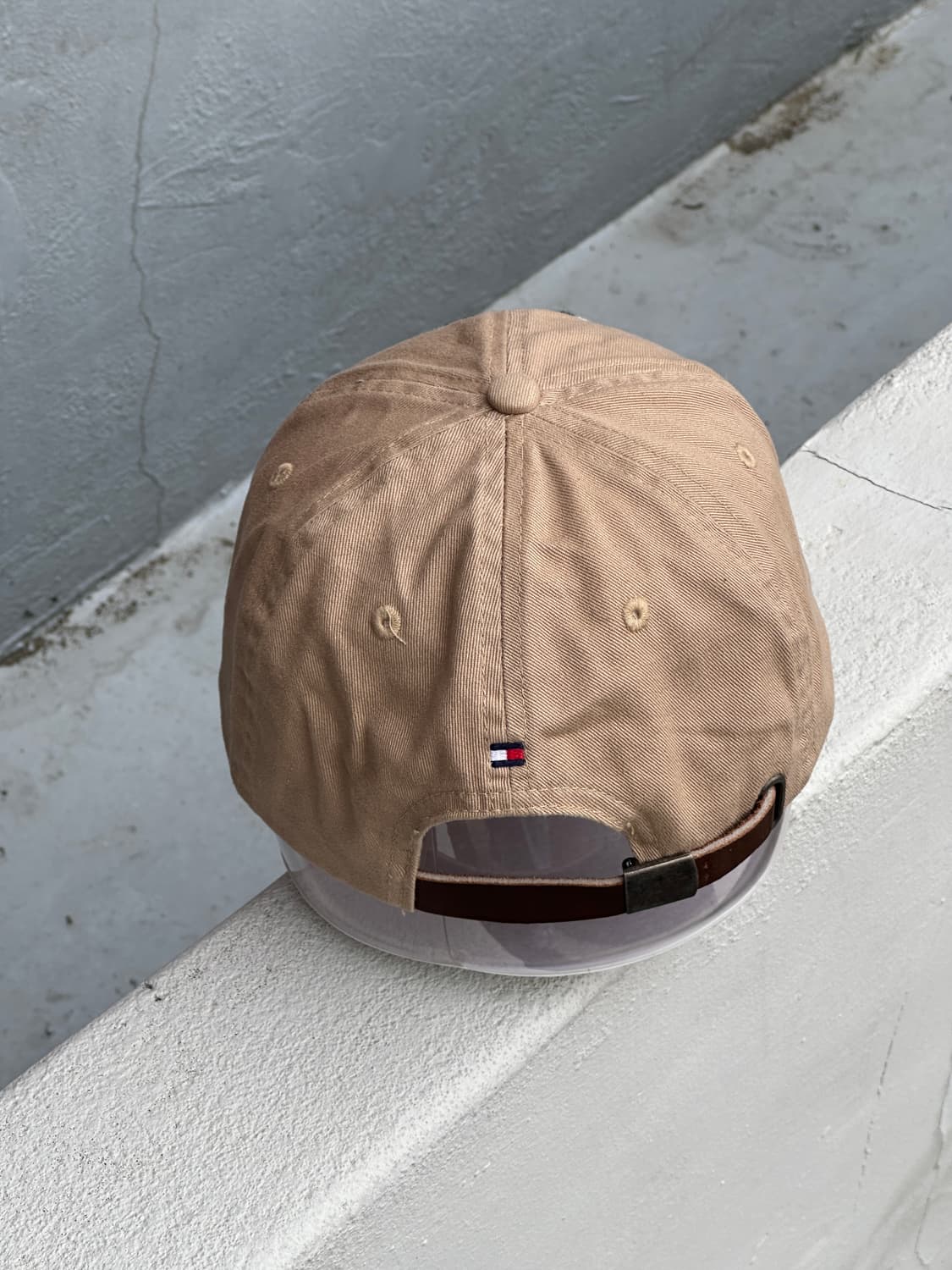 [F] 타미힐피거 H로고 베이지 볼캡 모자 상품이미지4