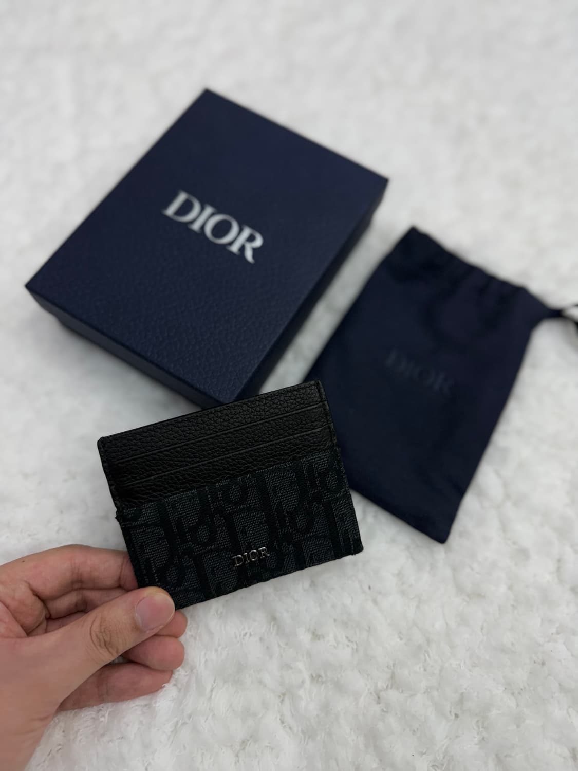 디올 오블리크 카드지갑 풀구성 상품이미지1