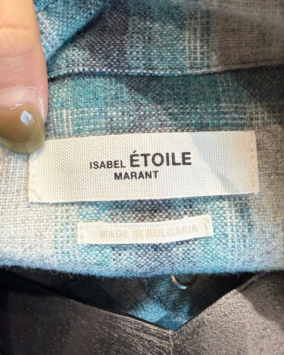 이자벨마랑 블루 마르셀리아 울 혼방 플란넬 셔츠 상품이미지8