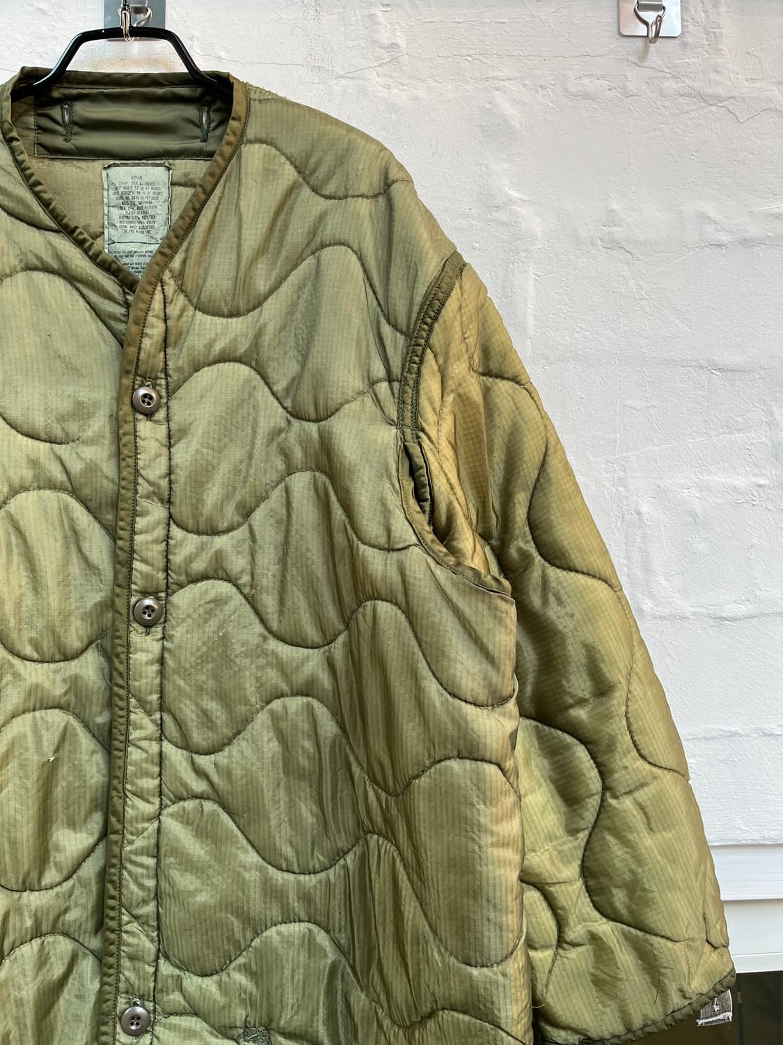 미군 오리지널 M-65 필드 자켓 라이너 M 상품이미지3