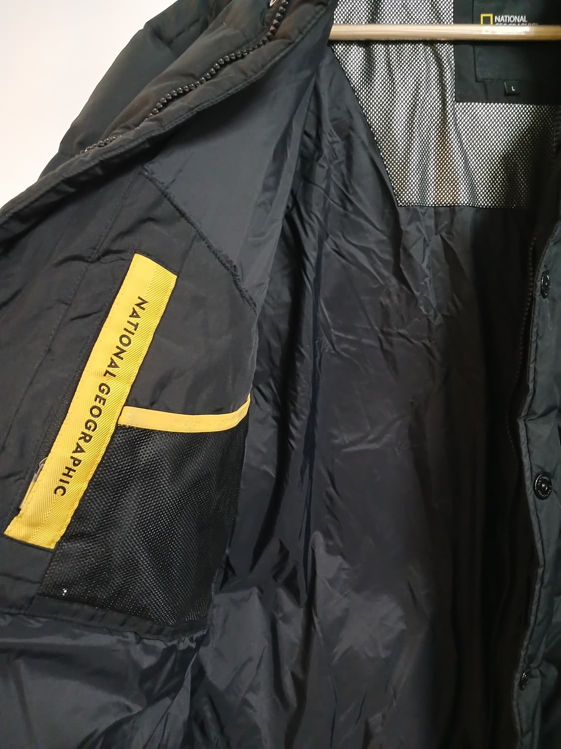 (L,100)내셔널지오그래픽 남성 레이만 숏기장 다운 점퍼 상품이미지6