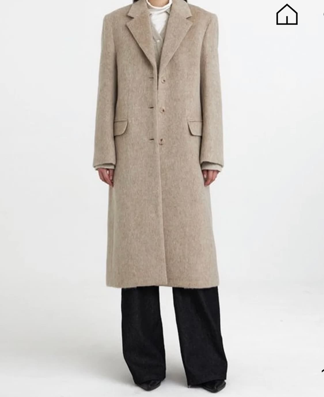 유스 체스터필드 코트 M 상품이미지5