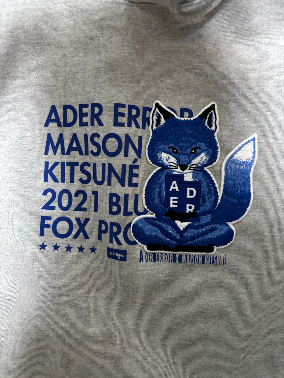 [A2] 메종키츠네 아더에러 폭스 후드 그레이 상품이미지3