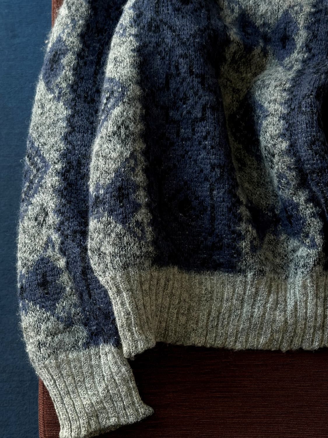 Dry fabric design pattern knit P/O 상품이미지4