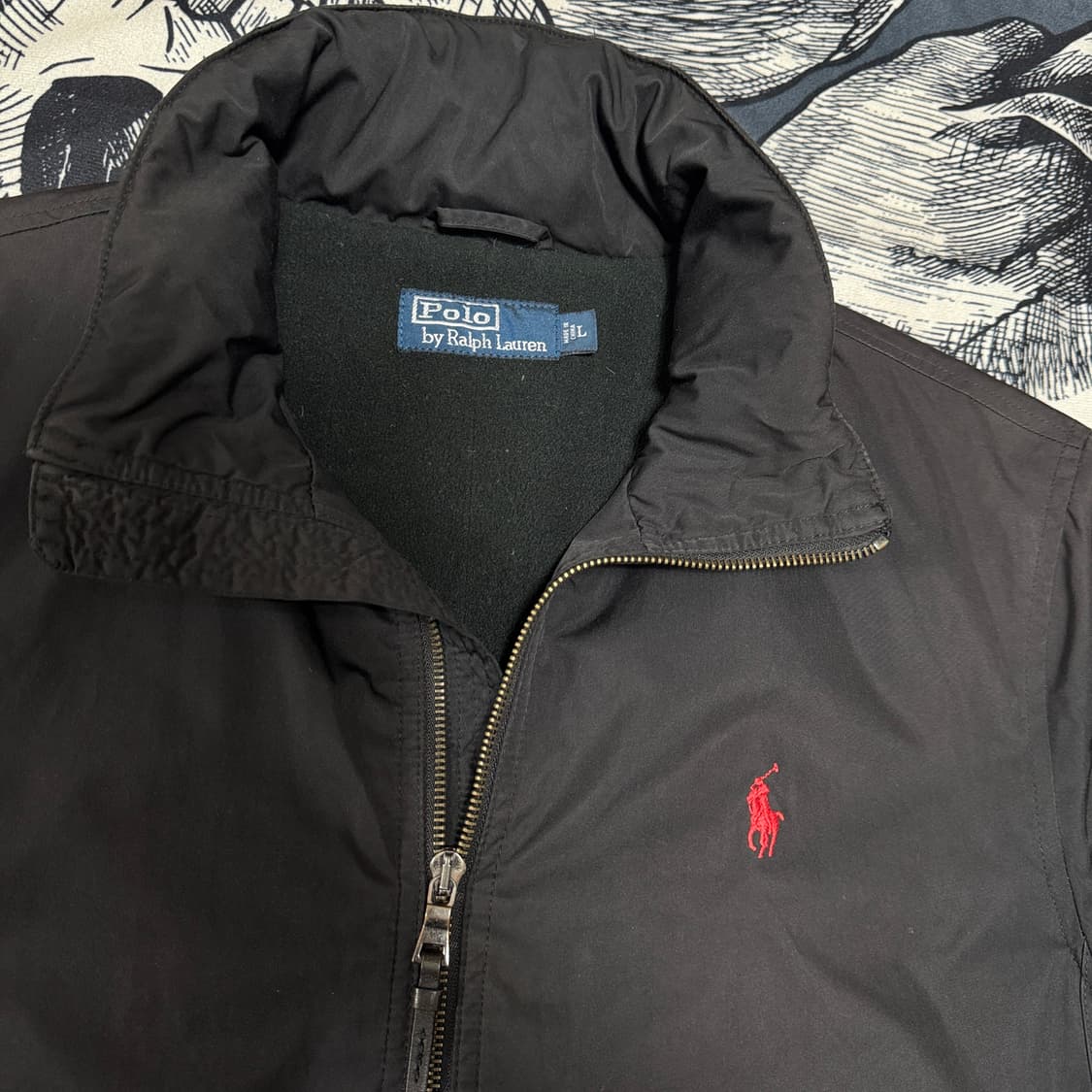 폴로 안감  기모 자켓 L사이즈  상품이미지2