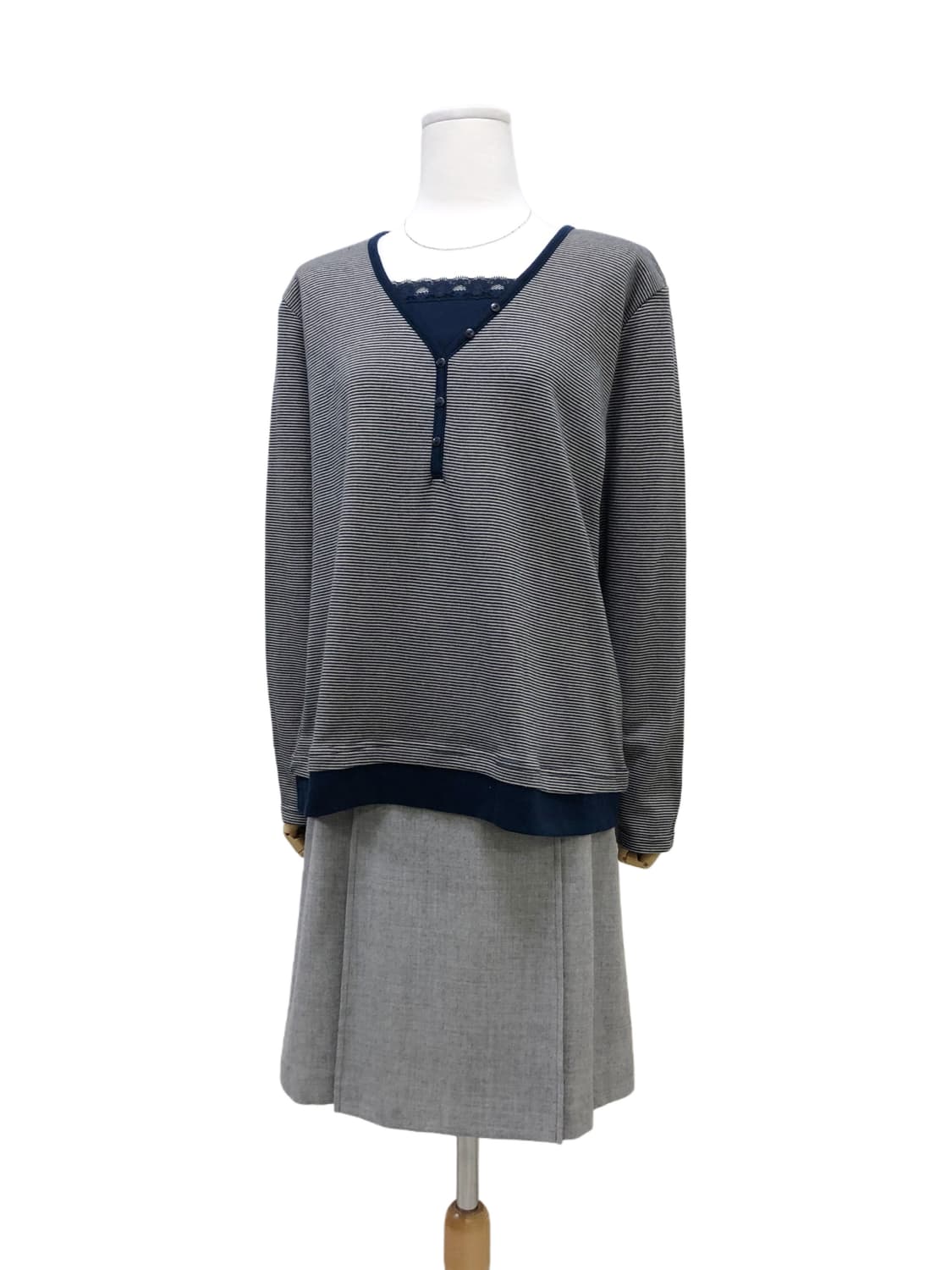 스트라이프 레이어드st 티셔츠 상품이미지4