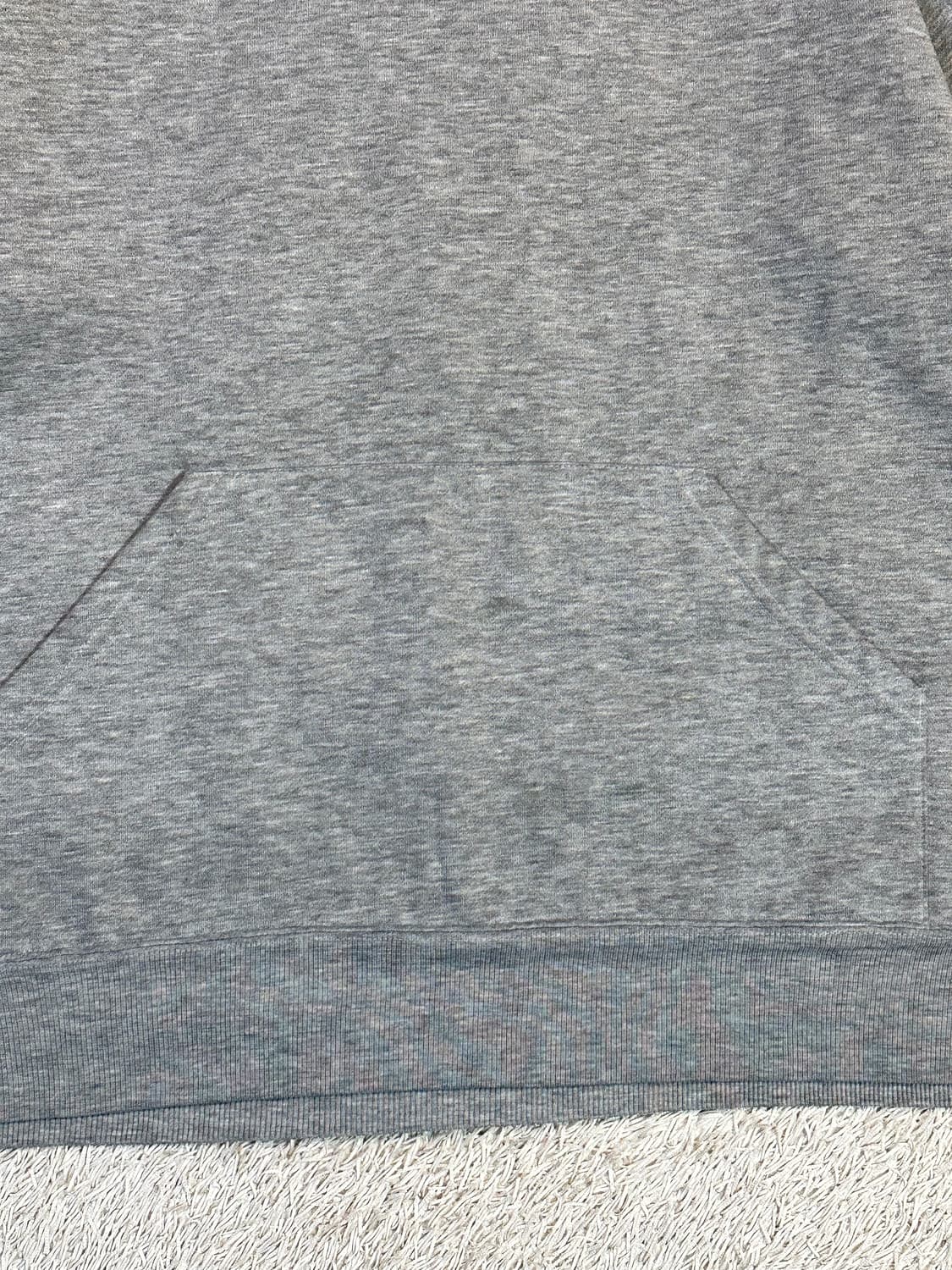 희귀) 00's 나이키 올드스쿨 센터 스우시 후드티 그레이 상품이미지4