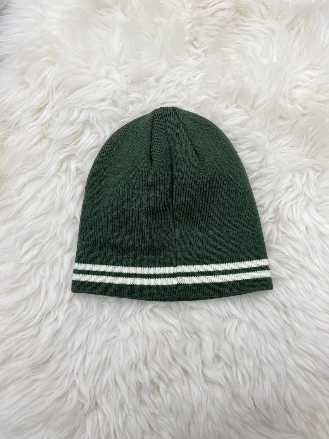 스투시 자카드 스트라이프 스컬캡 비니 다크그린 상품이미지5