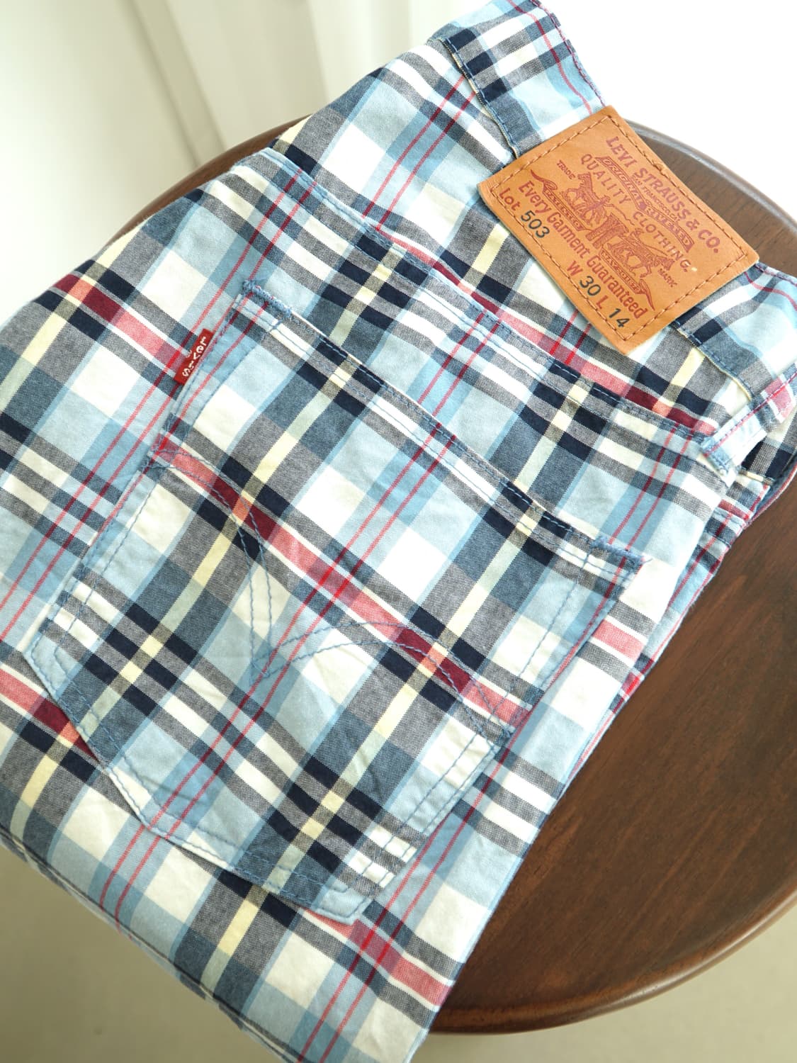 LEVI’S CHECKED SHORTS  상품이미지2