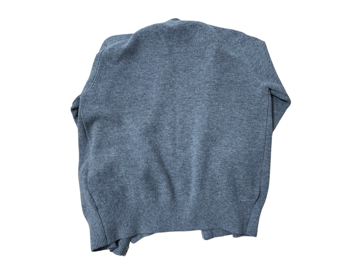 포터리 메리노울 풀집업 니트 멜란지그레이 2사이즈  상품이미지6